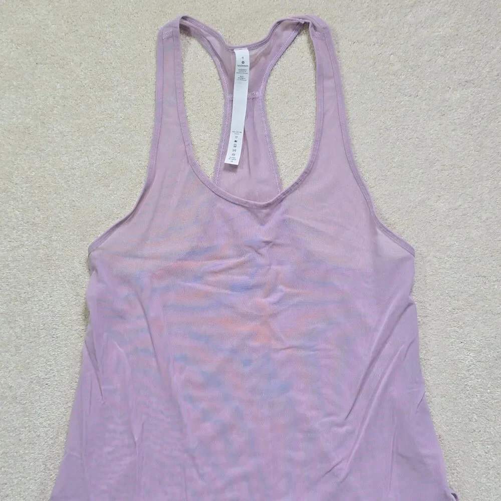 Lululemon Tank Top Women’s Size 4 Light Purple Racerback